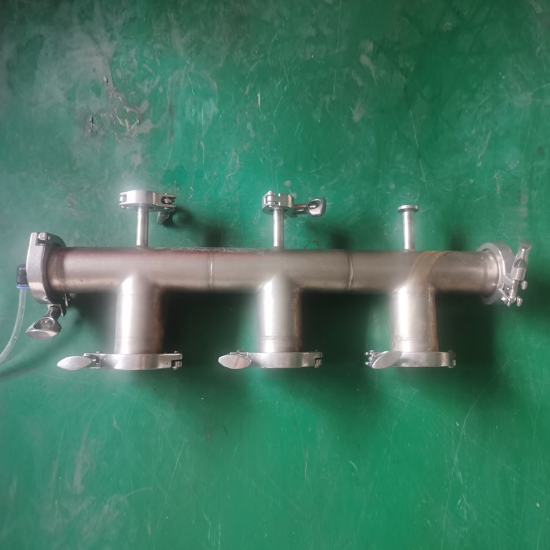 非標(biāo)定制真空ISO管道衛(wèi)生級不銹鋼異徑多口 法蘭CF管件負(fù)壓多通KF